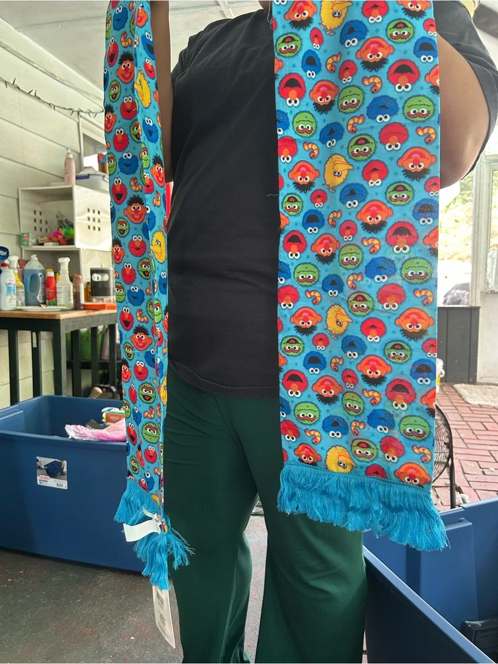 Sesame Street bright blue
